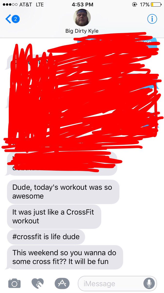 DrewMcBeth92's tweet photo. Y'all thought I was playing......he loves Crossfit now!! #crossfitislife @KyleMcCrorey https://t.co/giIBGSEqXA