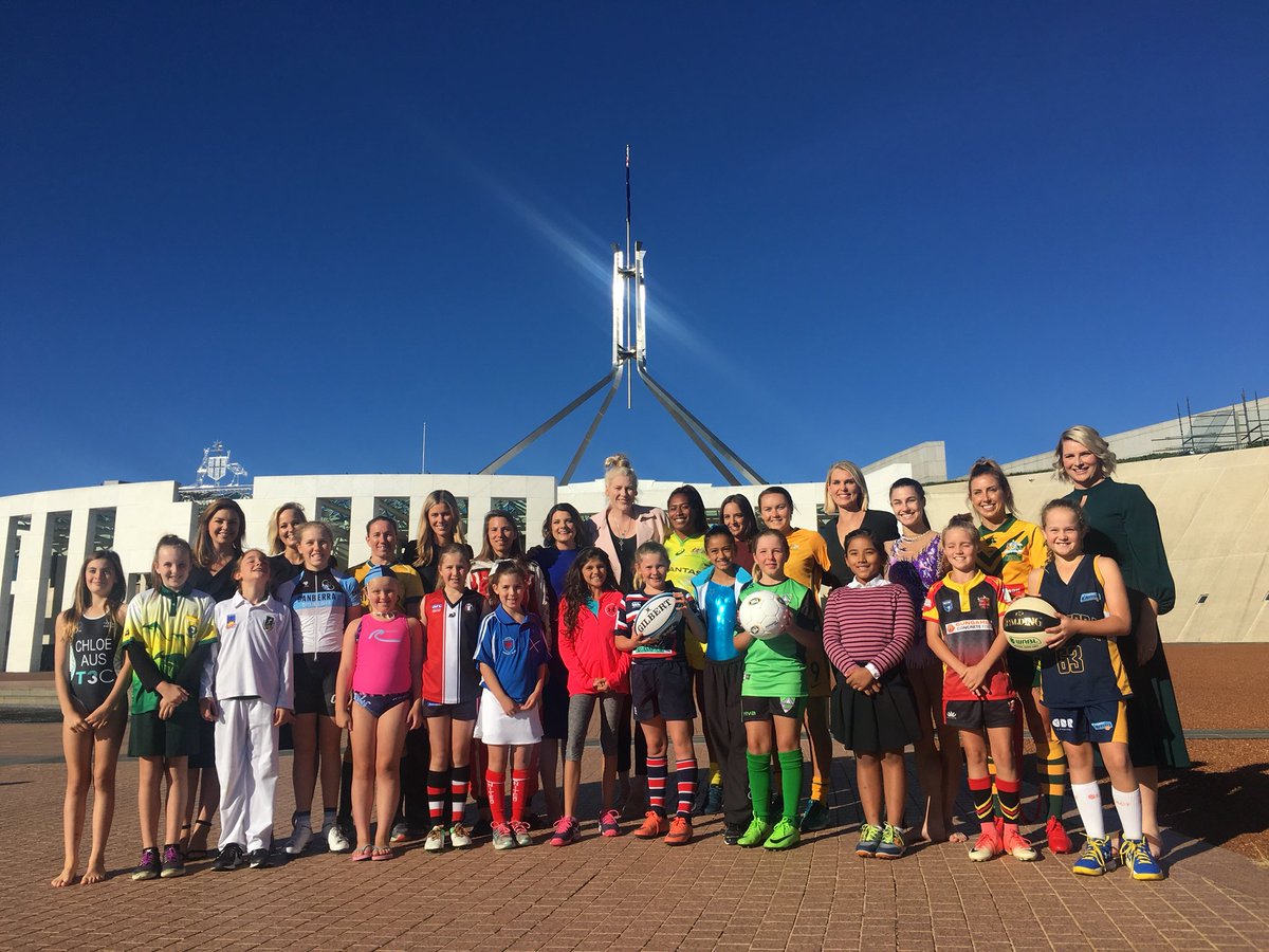 GymAustralia's tweet photo. Exciting news for Gymnastics and Women’s Sport out of Canberra this morning, with Gymnastics Australia announcing a landmark partnership with @FOXSportsAUS. Stay tuned for more details! https://t.co/7oY6FdBzFj