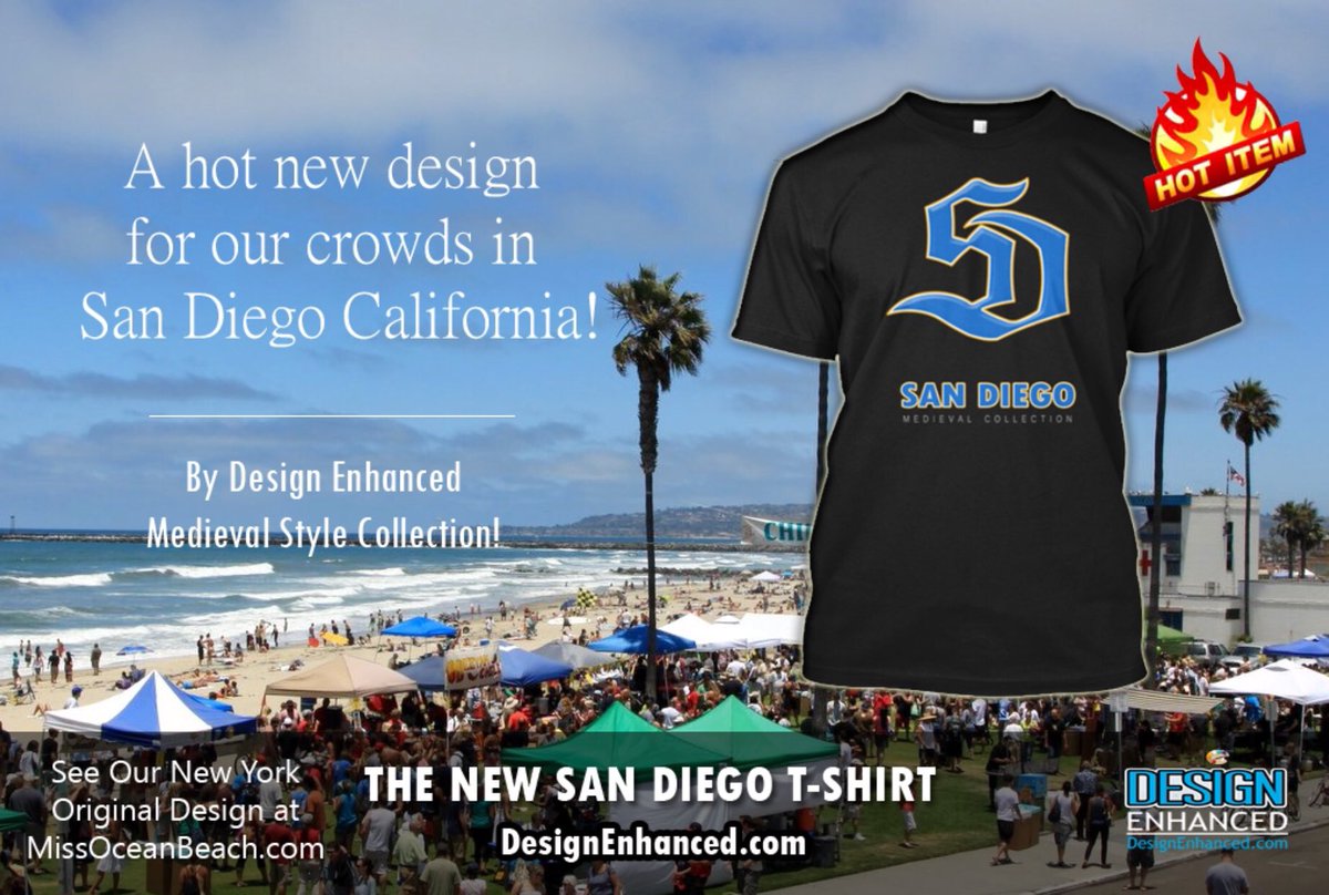 New release: San Diego New T-shirt #sd #beach #beaches #sdlove #sdlife #sandiegozoo #sandiegostyle #sandiegopride #lajolla #oceanbeach #sandiegocity #tshirtdesign #sandiegobeaches #popular #hit #models #sdmodels #sandiegocalifornia #designenhancedusa #originalartwork #original