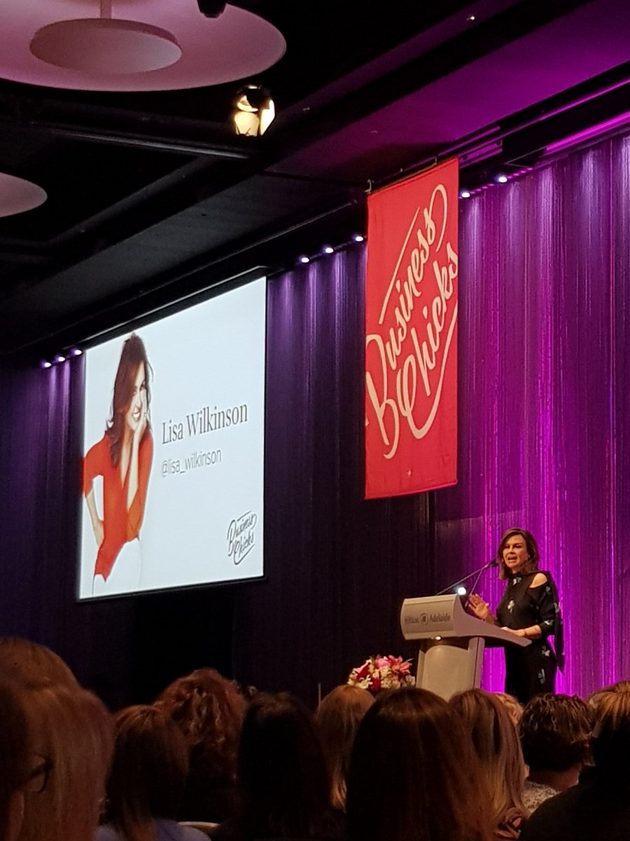 "The mark of a person is how they treat someone they get nothing from" Beautiful start to a Tuesday morning with <a href="/Lisa_Wilkinson/">Lisa Wilkinson</a> <a href="/businesschicks/">Business Chicks Au</a>