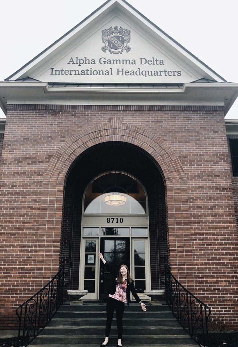 UTCAlphaGam's tweet photo. We are so proud of our sister, Savannah Roder, for being selected as an Alpha Gamma Delta LC! We canβt wait for everyone else to love you as much as we do! Congratulations!! ππ #utcalphagam https://t.co/Os6pJE2Sbb