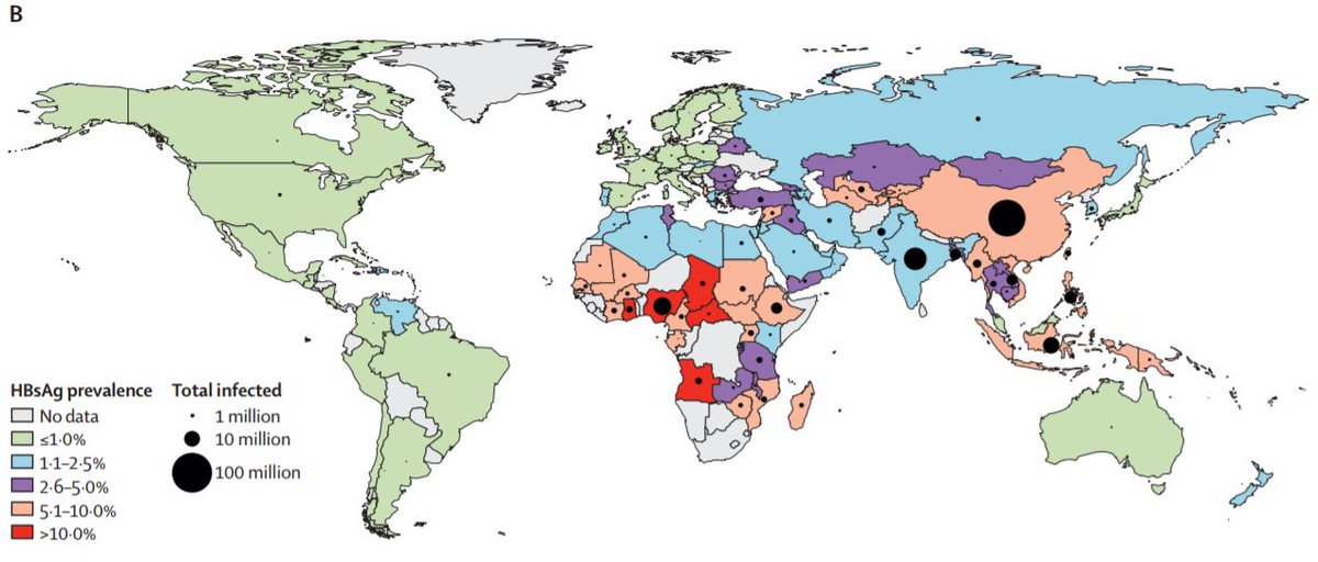 TheLancet's tweet photo. New research from @LancetGastroHep: Almost 300 million people have #hepatitisB virus worldwide, but just 1 in 20 of those eligible receive treatment https://t.co/iY0cYzwqCF https://t.co/mQONbxWG5e