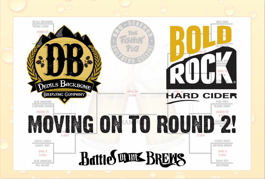 #battleoftheBREWS <a href="/devilsbackbone/">devilsbackbone</a> <a href="/BoldRock/">Bold Rock</a>