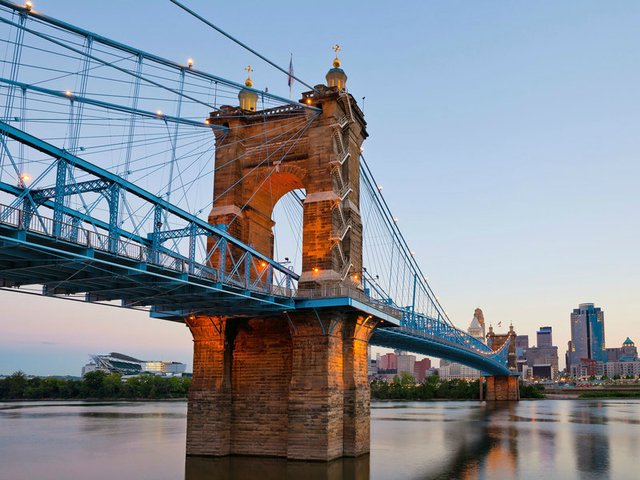 #BREAKING: The John A. Roebling Suspension Bridge could be closed until June after a driver damaged the historic structure last week.
