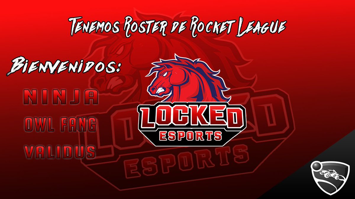 LockedESports's tweet photo. Me complace poder anunciar finalmente la incorporación de nuestro Roster oficial de Rocket League quienes nos están representando en la Liga Colombiana, demostraron buen nivel en las clasificaciones y esperamos que puedan mantener este nivel durante toda la liga. https://t.co/9DXMpsifcc
