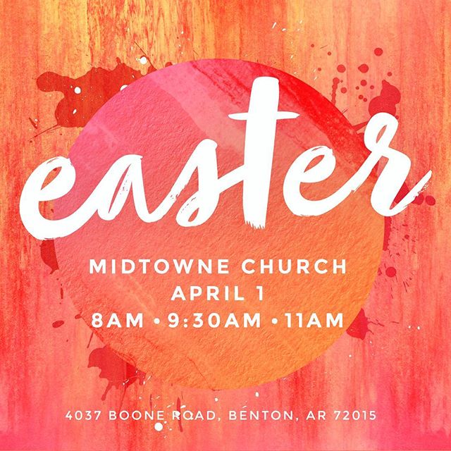 We have some Easter handouts left if you need some. Just swing by the office and snag some. These are great for leaving at your table to invite your waitress/waiter, at drive thru, hair stylist or even cashiers at Walmart. #Midtowne #WhoWillYouInvite