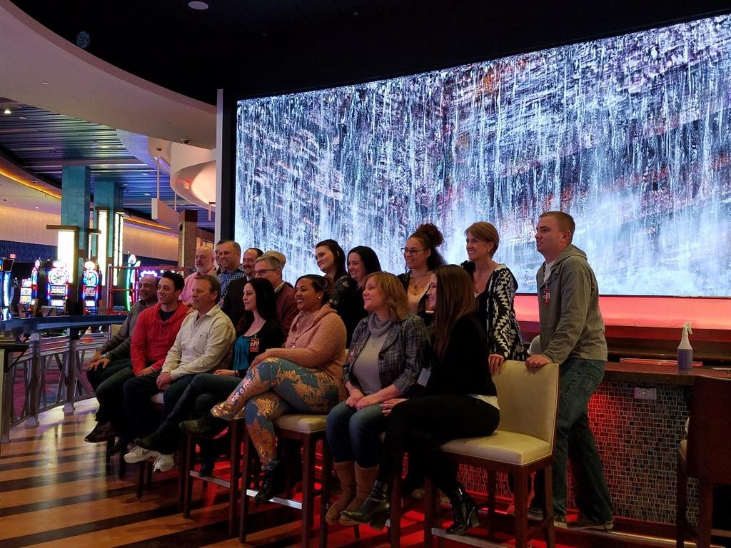 fusioncis's tweet photo. Meet you at the #waterfall! Group selfie time! Let's talk buzz-generating #content for your big new #screen! We're coming for you #DSE2018! #digitalsignage #digitalwaterfall https://t.co/80G89rQfeT