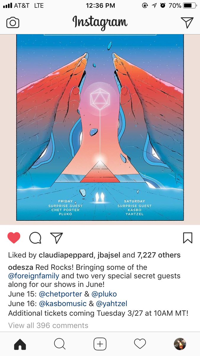 Stoop_Kidd_'s tweet photo. Another reason why I LOVE @odesza  .... THANK YOU ❤️ https://t.co/NfthCLhOlQ