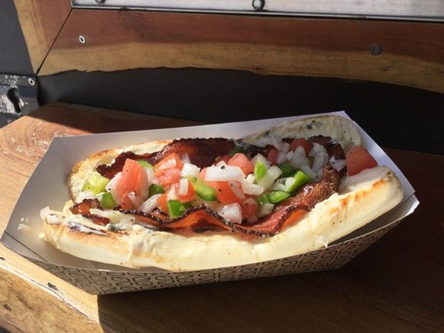 sevendaysvt's tweet photo. The Bacon Loretta sandwich at Farmers &amp; Foragers food truck is 'other-level deliciousness' https://t.co/8Y1Gi3QaCS https://t.co/vTXsdc5Utr