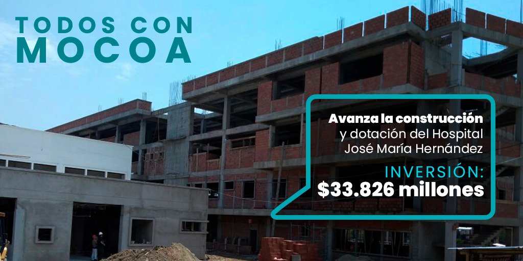 riveraguillermo's tweet image. Con la construcción del nuevo hospital, los habitantes de #Mocoa y de #Putumayo tendrán acceso a un servicio de salud de calidad. ¡#AsíAvanzaMocoa!
