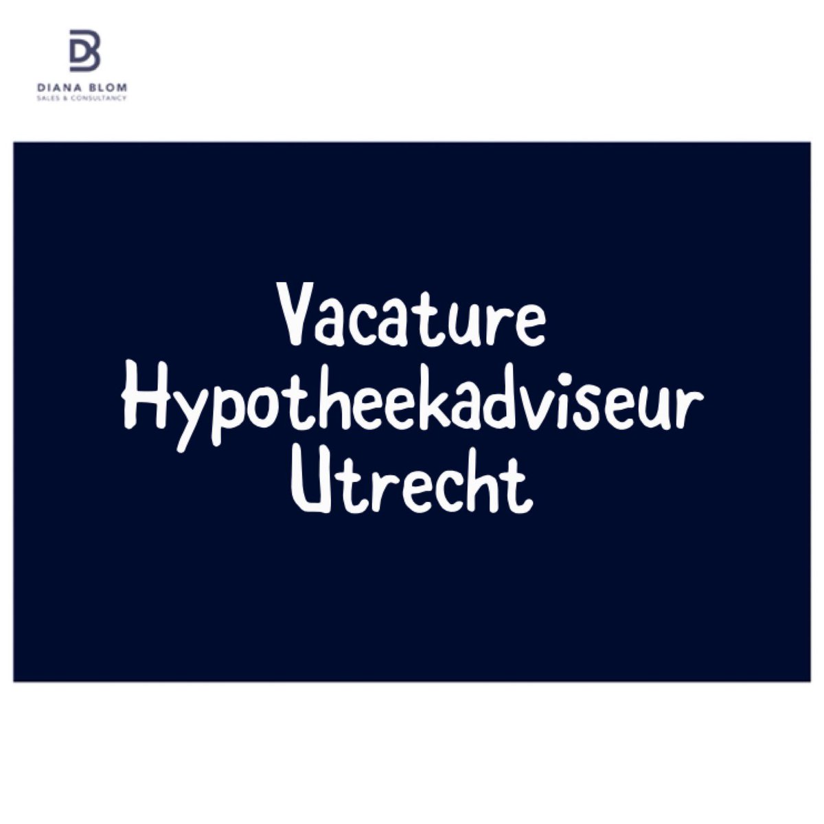 Voor een persoonlijk adviesbureau met een hecht team zijn we op zoek naar een Hypotheekadviseur - woonachtig in de omgeving Utrecht. 

Must have
- Ervaring bij een intermediair
- Minimaal 2 jaar werkervaring

Voor meer informatie mag je zeker contact opnemen!

Tel.: 06-10234390