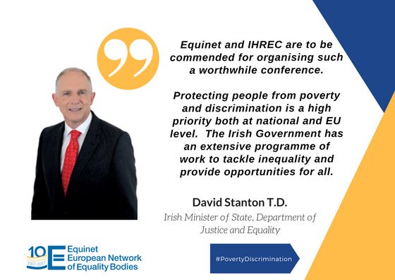 escrireland's tweet photo. On the 22nd March 2018, @equineteurope – the European Network of Equality Bodies and @_IHREC the Irish Human Rights and Equality Commission hosted the conference Poverty and discrimination: two sides of the same coin in Dublin. #PovertyDiscrimination https://t.co/vObnGV0bVX https://t.co/bYTWvTq0Ja