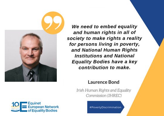 escrireland's tweet photo. On the 22nd March 2018, @equineteurope – the European Network of Equality Bodies and @_IHREC the Irish Human Rights and Equality Commission hosted the conference Poverty and discrimination: two sides of the same coin in Dublin. #PovertyDiscrimination https://t.co/vObnGV0bVX https://t.co/bYTWvTq0Ja
