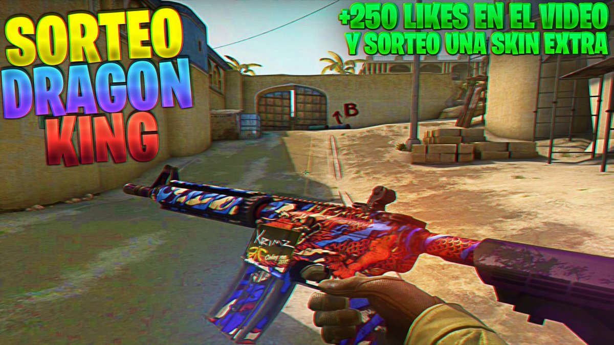JonPsykez's tweet photo. 🔥🐉 SORTEO CSGO M4 DRAGON KING 🐉🔥
[+250 LIKES EN EL VIDEO Y SORTEO UNA SKIN EXTRA]

🔄RT! 
❤️LIKE AL VIDEO! https://t.co/UuFVBYpT21
✅SUSCRIBETE! https://t.co/ODMghyPnN4

😃BUENA SUERTE! https://t.co/Jy1SP87iDz