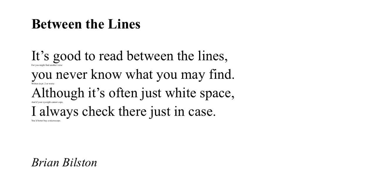 brian bilston on twitter