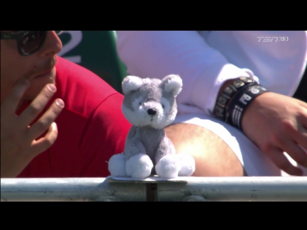 marywells_xo's tweet photo. β€οΈ @denis_shapo good luck charm soaking up the βοΈ in π΄ #MiamiOpen @TennisCanada #Shapovalov https://t.co/X7nRfSptjt