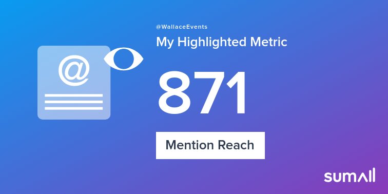 My week on Twitter 🎉: 2 Mentions, 871 Mention Reach, 2 Likes, 1 New Follower. See yours with sumall.com/performancetwe…