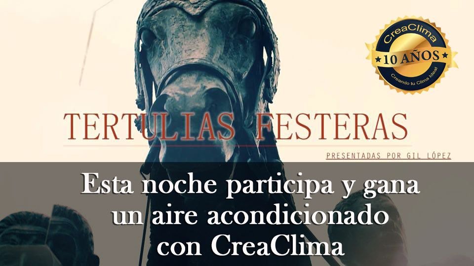 CreaClima's tweet image. #tertuliasfesteras participa y gana 😉 ya se huele a fiestas ❤ @Telecaravaca