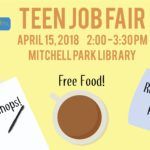tweetclickpa's tweet photo. Our Teen Job Fair will be hosted on April 15 at the Mitchell Park Community Center. Make sure to come! There will be food, music and raffles. Check out the poster below for more details! Make sure to register at https://t.co/5jQFwq4Hf1! https://t.co/5bmHEvVmVI