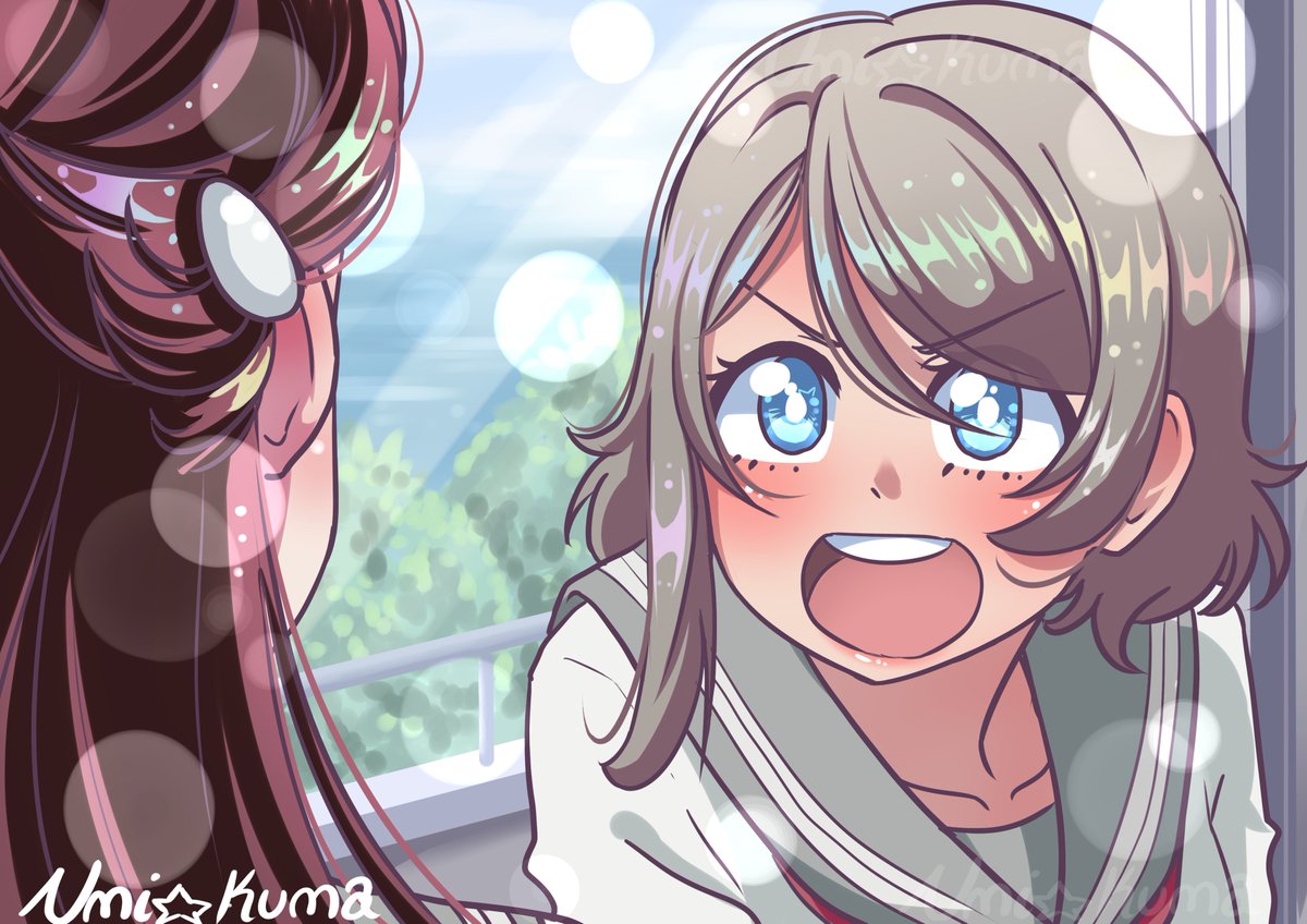 _umikuma_'s tweet photo. DAAAAAAAAAAAAAAAAAAAAAAISUUUKIIIIIIIIIIIIIIIIIIIIIIII🌺⚓️
#lovelive_sunshine #lovelive #youriko 
Otro redraw de mi OTP💕 https://t.co/WGEYeZLGbe