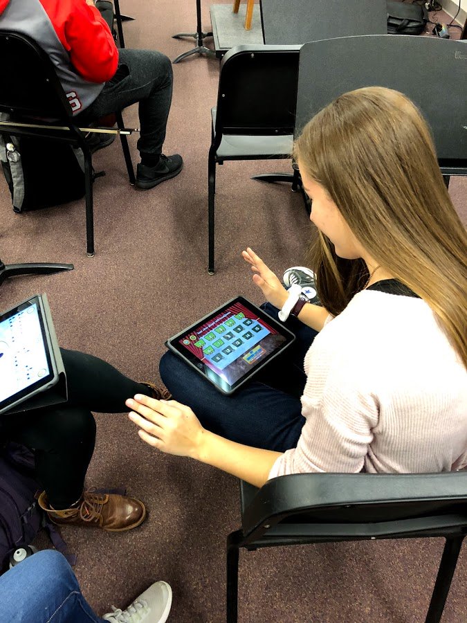 dave_getz's tweet photo. My students had a blast being introduced to the great app, "Rhythm Cat."  Each person was able to work through the levels at their own pace for 10 minutes.  The Lite version is free and offers 15 levels that progress in difficulty.  #musiced #rhythmgames #MusicEducation #musicfun https://t.co/Kh9N6BF6Ru