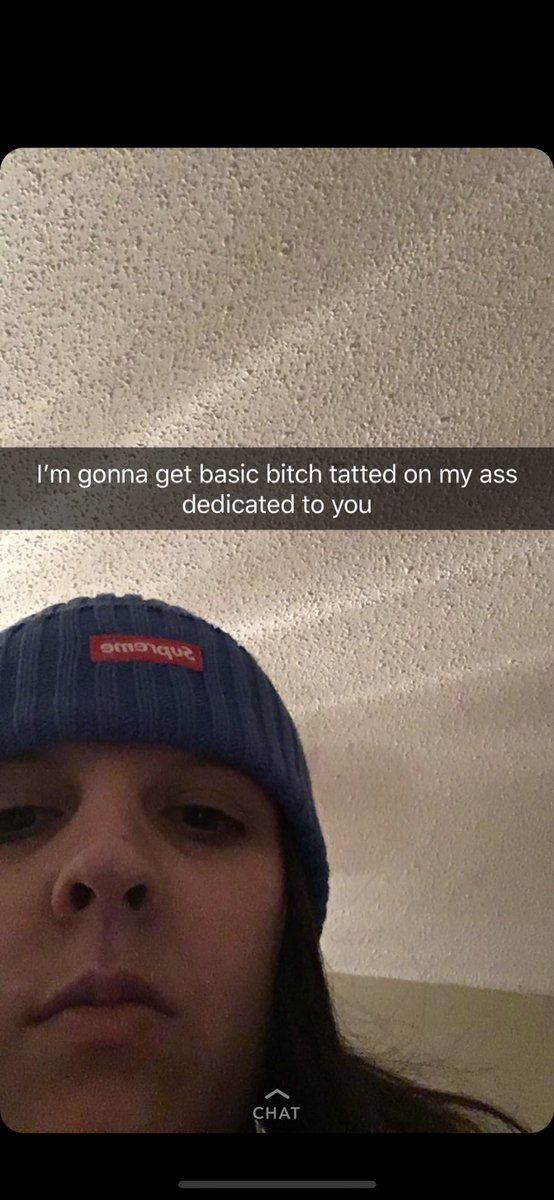 aisdanielle's tweet photo. retweet so @Lizzynovak actually has to follow thru with this tattoo #basicbitch https://t.co/MuShylwRsW