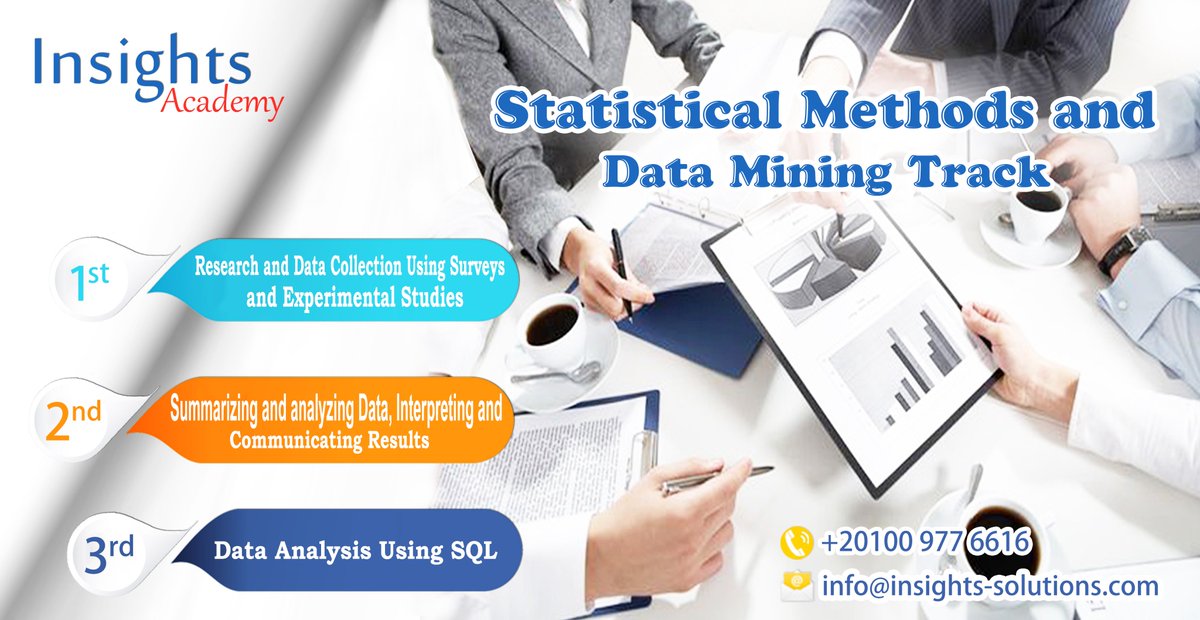 Insights_Solns's tweet photo. #Statistical #Methods and #Data #Mining Track
Starts Saturday 7.4.2018
This program will help you determine trends, patterns, and take better decisions for your business
https://t.co/ckhNK9U104
#Insights_Solutions
#Insights_Academy
#Your_Shift_Gate
#Training_courses https://t.co/hvIF81rKeA