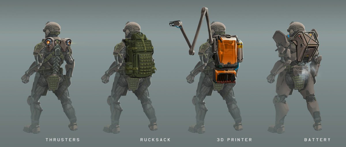 Naetyr (@naetyr) on Twitter photo The backpack plays an important role, but modern battles require a bit more flexibility. Our soldiers need to be able to move faster, build quicker, and take more hits than ever before. Thankfully, we have <a href="/TDSpiral/">The Downward Spiral</a> to help visualize the tools of war with some #conceptart The backpack plays an important role, but modern battles require a bit more flexibility. Our soldiers need to be able to move faster, build quicker, and take more hits than ever before. Thankfully, we have <a href="/TDSpiral/">The Downward Spiral</a> to help visualize the tools of war with some #conceptart