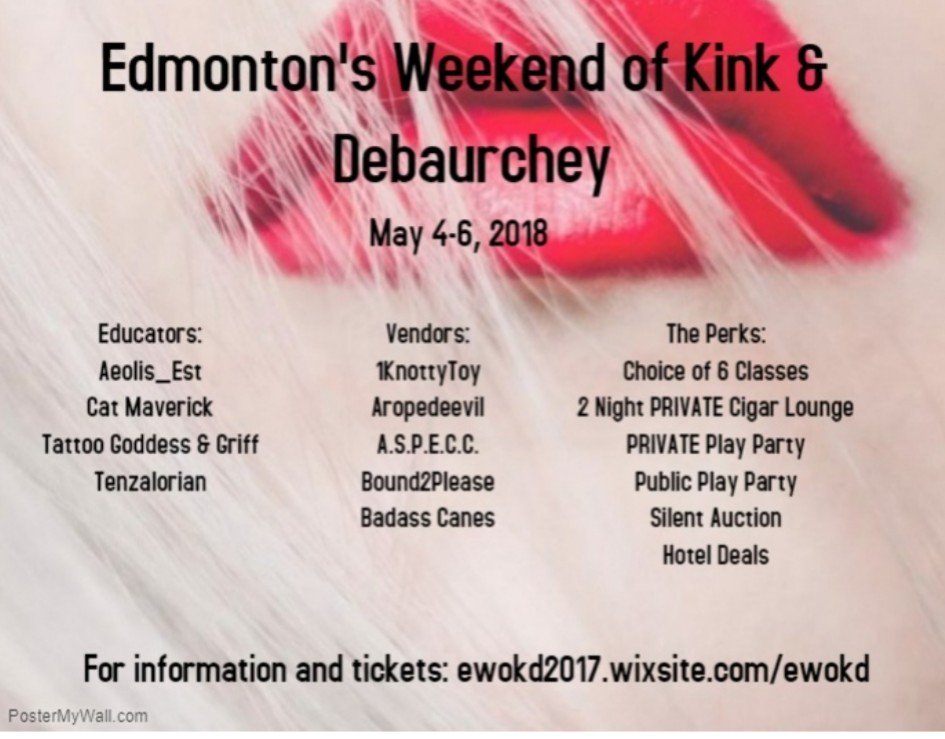 EWOKD1's tweet photo. 38days till it all begins#gunoil #Hush #education #weekend #event #spiritualsexuality #Rope #BDSM #bdsmlife #sexpositive #sexy #sex https://t.co/puSU2GTktZ