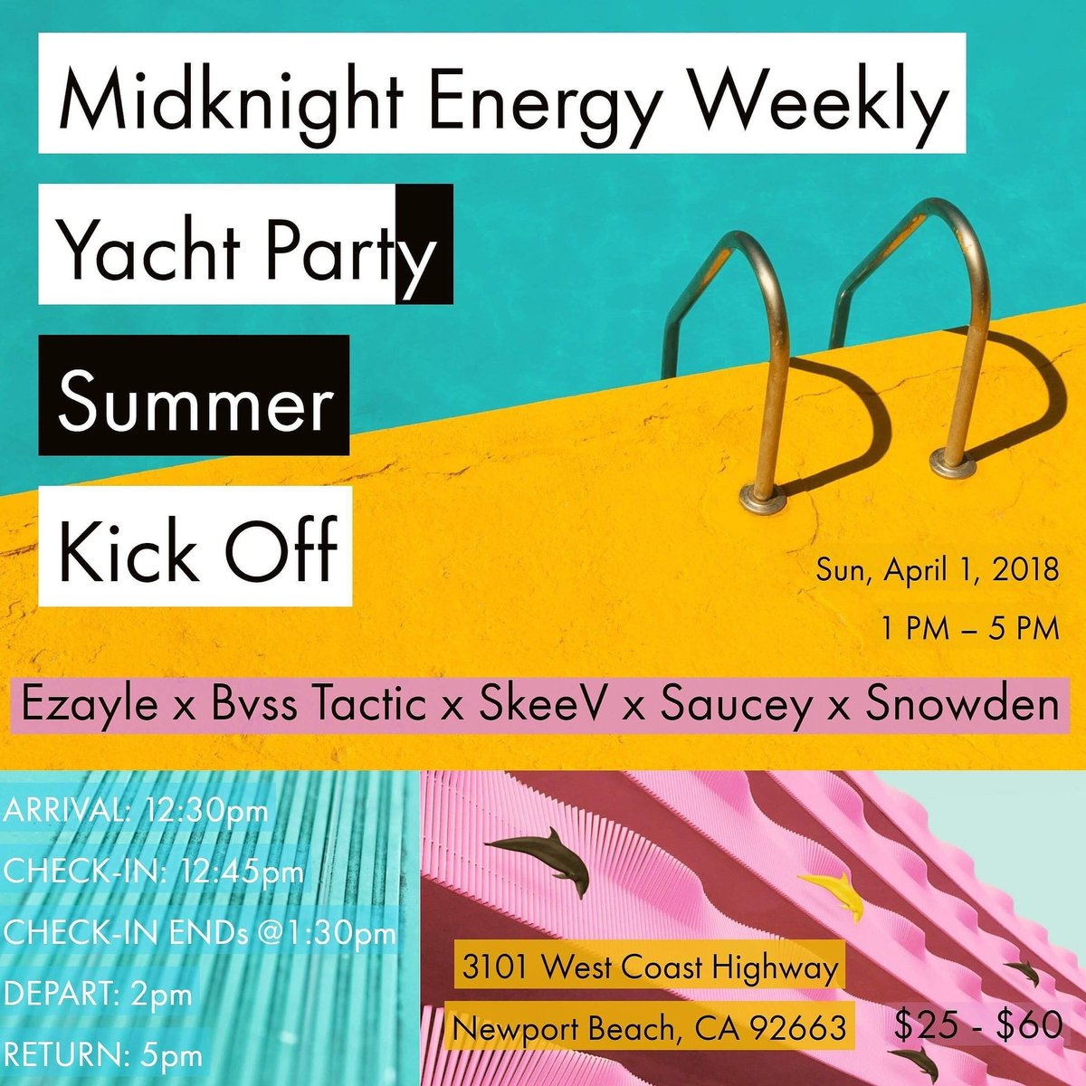 This Sunday is for sure to be a fun day! Come party with us at the #MidknighEnergy  #yachtparty, what better way to spend Easter than on a yacht, surrounded by beautiful people drinks and music 🙏🔥🎧 eventbrite.com/e/me-weekly-ya…
