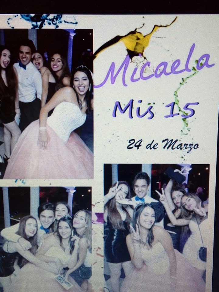 OneTechFJC's tweet image. En el cumple de Mica! !! Photobooth y Hashprint !!!