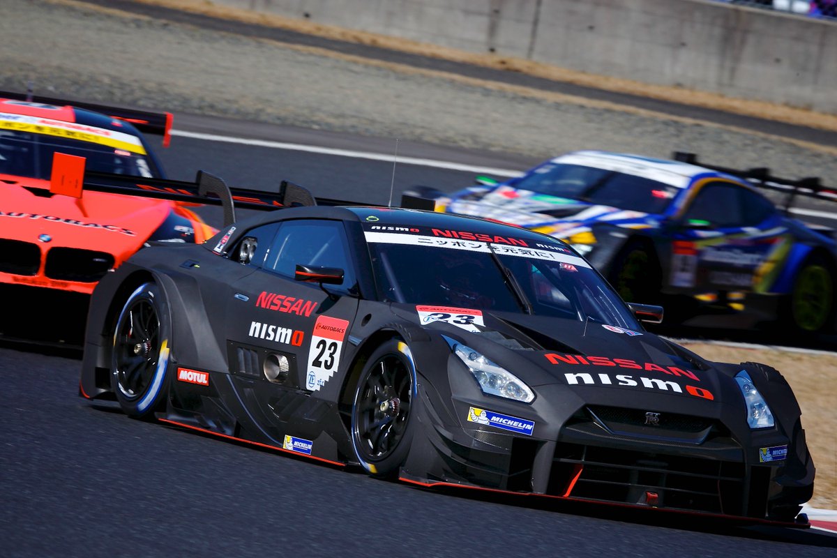 NISMO's tweet photo. 📸 Are you ready for some @SUPERGT_JP action in 2018? 
Less than two weeks until Okayama. See the full testing gallery at: https://t.co/3F1bqnbZWv
#NISMONation https://t.co/W9MteRQVsR
