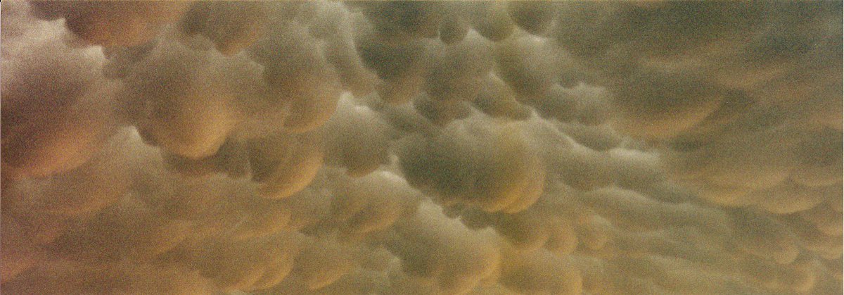 FToM's tweet image. I had never seen mammatus clouds before this moment on my 1st trip - and considering this day was also full of near missed with tornadoes I *might* have been a bit worried I wasn't going to make it through this storm :P