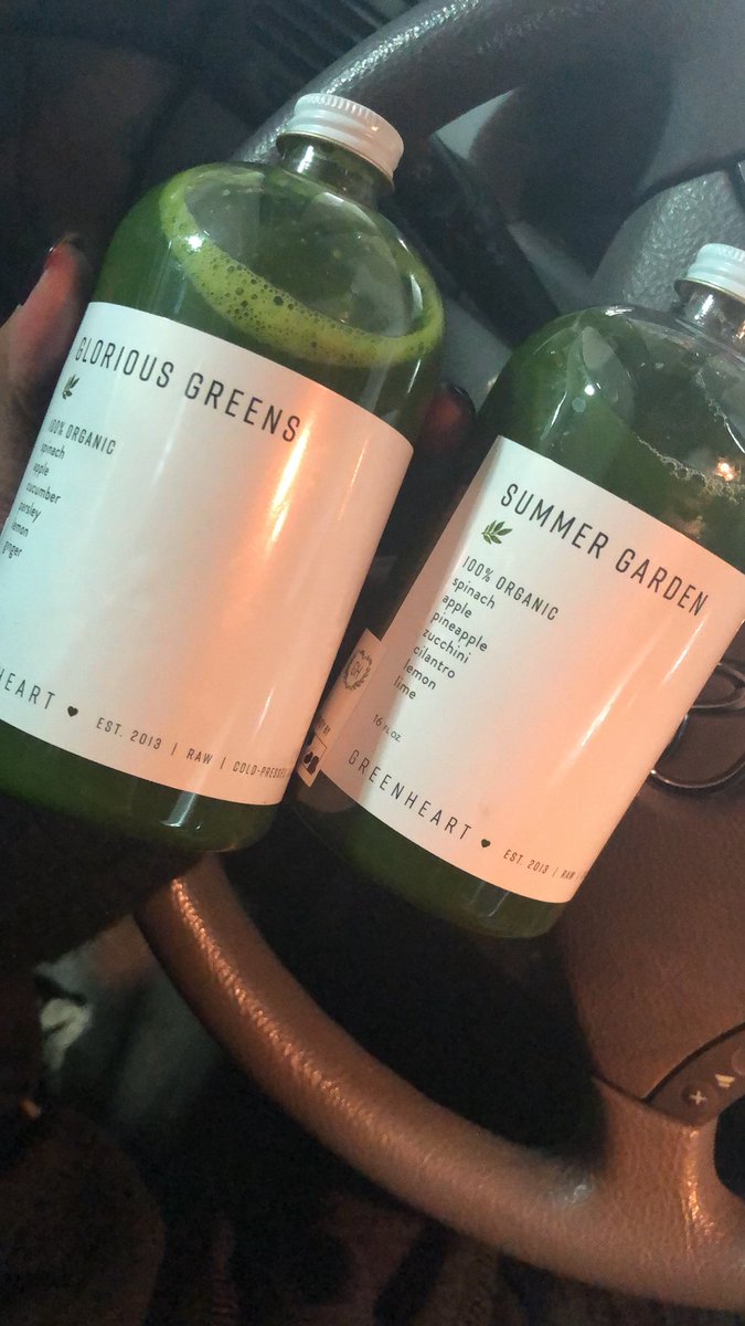BeautySnax's tweet photo. Got my green juice goodies from @greenhrtjuice this AM. #greenjuice #greatskin https://t.co/gSsF3XSKDL