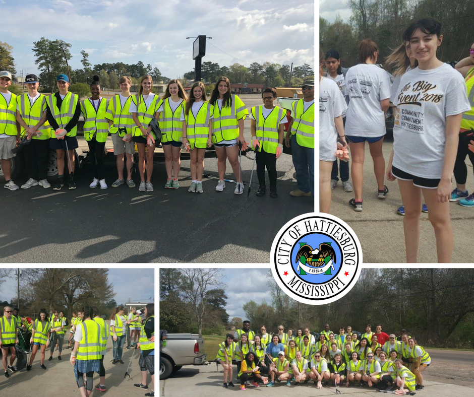 Thanks to all students who volunteered in the BIg Event with <a href="/SouthernMiss/">Southern Miss</a>! Your city appreciates your efforts in making Hattiesburg a better place!