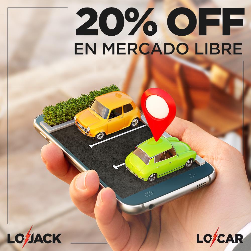 LoJackArg's tweet photo. ¡No te pierdas esta oferta en nuestra tienda de Mercado Libre! 🚗#LoCar 20% OFF!
🌐Descubrí la mejor forma de comprar online la protección de tu auto. Hace click acá 👉 https://t.co/f9AiQHnBfZ https://t.co/4XcZIay1Dw