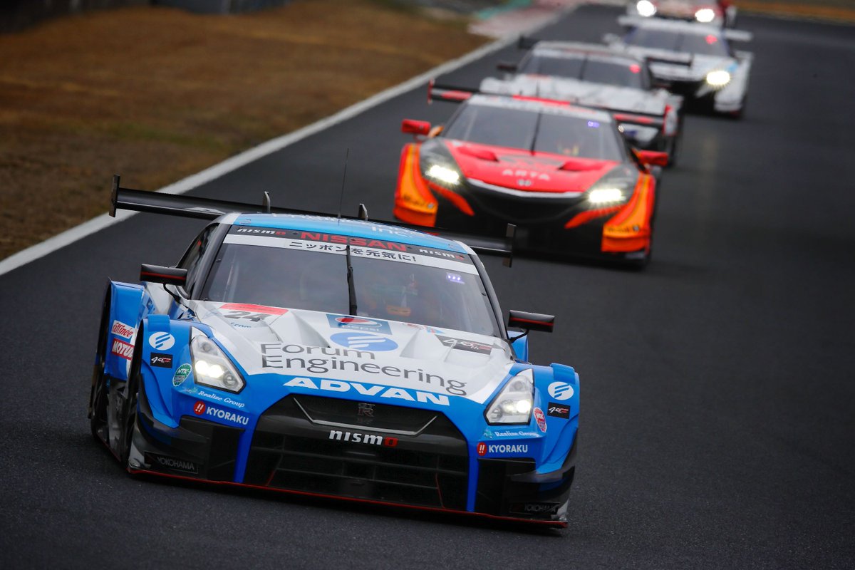 NISMO's tweet photo. 📸 Are you ready for some @SUPERGT_JP action in 2018? 
Less than two weeks until Okayama. See the full testing gallery at: https://t.co/3F1bqnbZWv
#NISMONation https://t.co/W9MteRQVsR