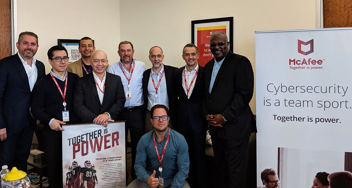 ken_mccray007's tweet photo. Great to host some of our @McAfee_LATAM partners in Plano today and to congratulate  Sabino Iturbe from Software Express for winning a free pass to Tech Forum 2018! https://t.co/0uQdi8guVC