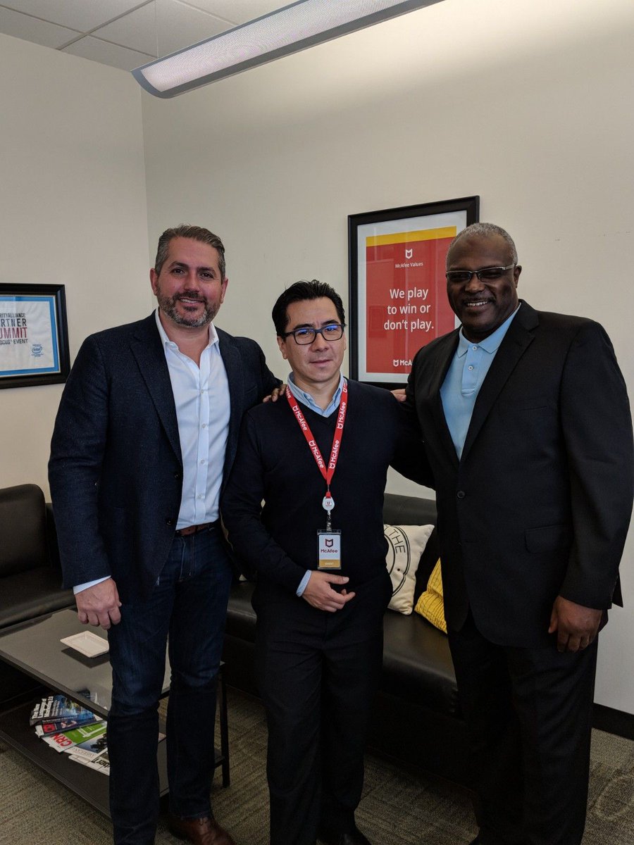 ken_mccray007's tweet photo. Great to host some of our @McAfee_LATAM partners in Plano today and to congratulate  Sabino Iturbe from Software Express for winning a free pass to Tech Forum 2018! https://t.co/0uQdi8guVC