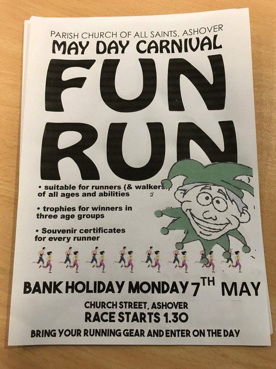AshoverHall's tweet photo. Don't forget your running shoes....... you can treat yourself with a hog roast after.... #freefun #family #daysout #ashover #derbyshire #peakdistrict https://t.co/qwc6TYY9OV