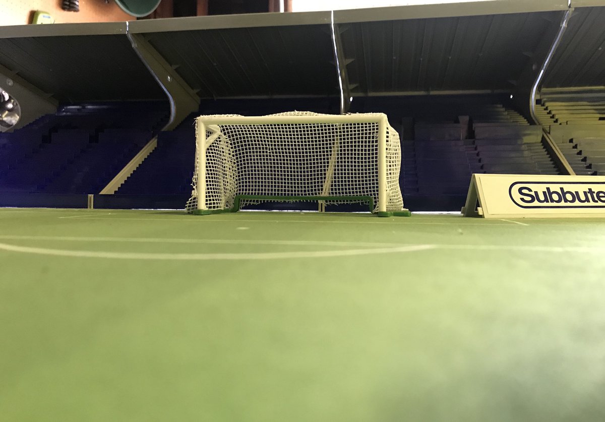 ACSLdirector's tweet photo. #WadsworthSteeetStand construction finally completed. Let the painting begin! @ProjectSubbuteo @SubbuteoOficial @flickforkicks @SubbuteoCollect #subbuteo #SubbuteoStadiumProject @JoyrideBrewing https://t.co/rLjdZweA9B