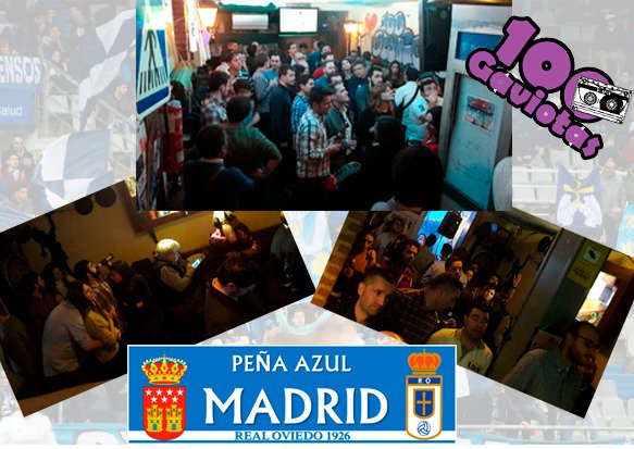Bar100Gaviotas's tweet photo. Desde @Bar100Gaviotas os deseamos a @PAzulMadrid @RealOviedo y a todos los oventenses de Madrid un feliz #92cumpleaños #orgulloinquebrantable https://t.co/Uhs3z0huqE