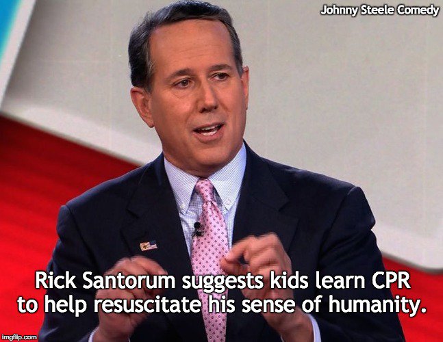 SteeleTweets's tweet photo. #RickSantorum #March4OurLives  #NRABoycott https://t.co/m0uLcfoRun