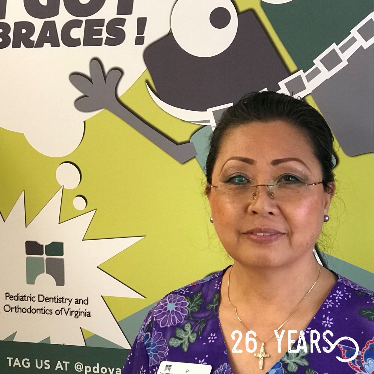 pdova804's tweet image. Jo has been with Pediatric Dentistry and Orthodontics of Virginia for 26 years! Thank you, Jo, for all of your hard work and dedication! We are looking forward to many more years together!
#pdova #greatteam #thankyou