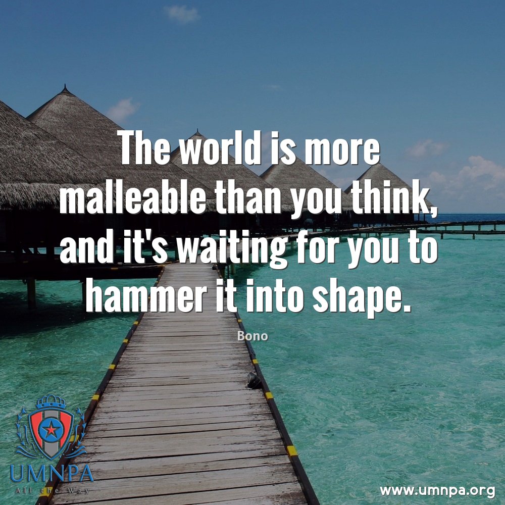 UmnpaT's tweet photo. The world is more malleable than you think, and it's waiting for you to hammer ...
#United #Mission #For #Non #Profit #Veteran #RehabforVetarans #Newportbeach #UMNPA #PTSD #VeteranHomes #SuicidePrevention #VocationalRehabilitation #HomeAssistanceProgram #Freedom #Public #Charity https://t.co/3xccm7ZXoB