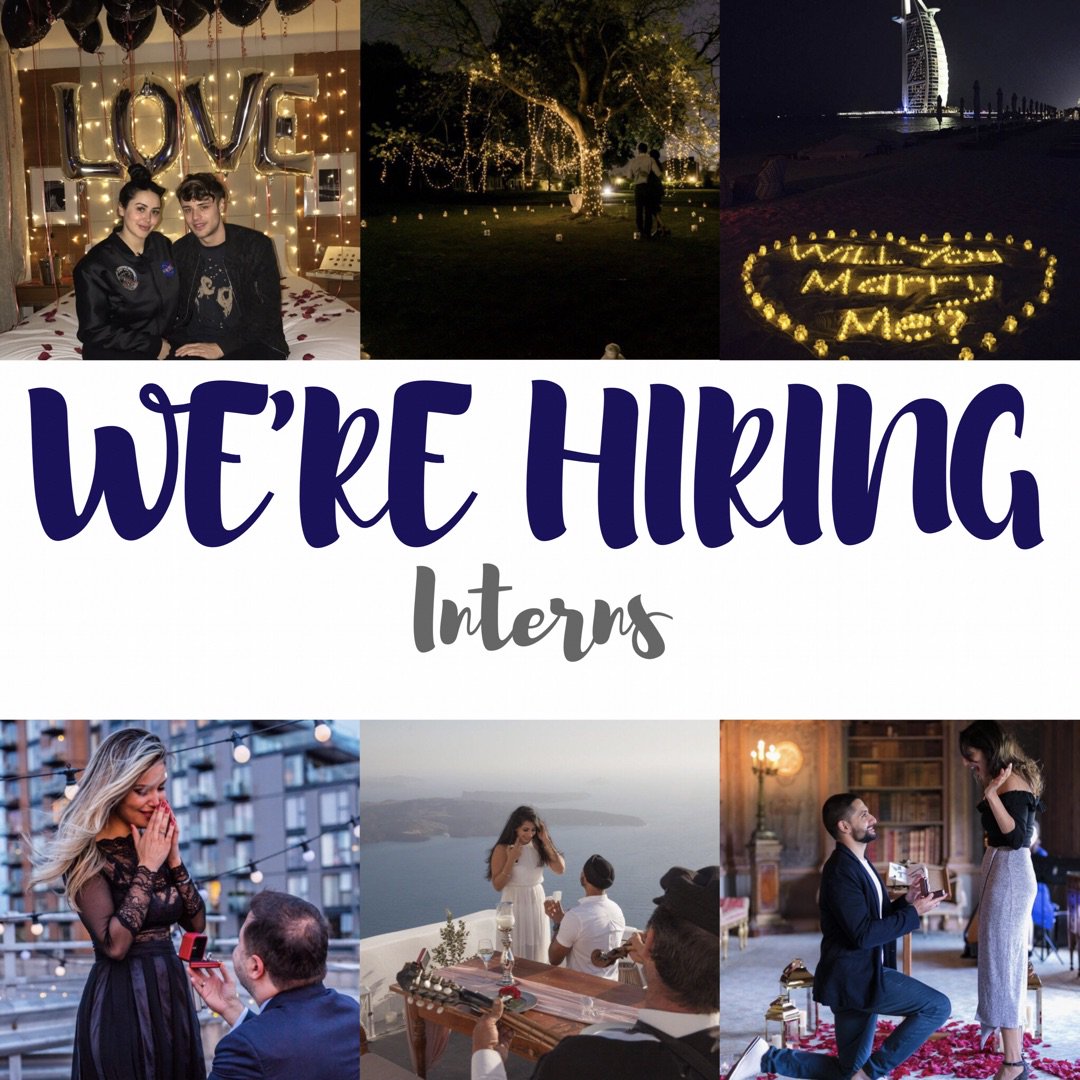 TheProposers's tweet photo. Our #EventInternship position is still open! Make sure you get in touch if you’re looking for a new &amp; exciting opportunity and to have the #BESTJOBEVER! #eventjobs #eventplanner #eventprofs Send your CV’s to info@theproposers.co.uk💍❤️ https://t.co/SNZO46Tx63