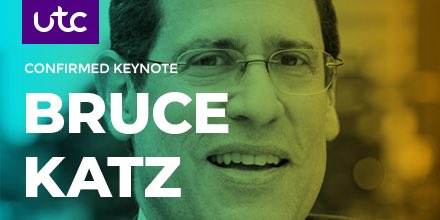 UTConference's tweet photo. We are thrilled to announce: @bruce_katz is confirmed for opening keynote! 🎉 #utc2018 #urbanism #innovationdistricts Early bird tickets available online https://t.co/X9BWgGhMfl https://t.co/IGx8mwPcwX