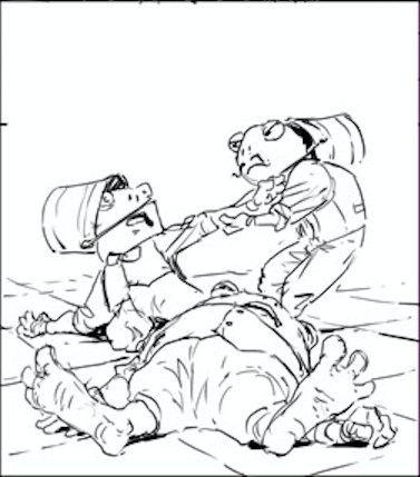 TomWaltz's tweet photo. Speaking of "elite" fighters, three of my favorites return in #TMNT #82 (#KingdomOfRats, Part 2). Yes, you guessed it -- #ToadBaron's first-string frog minions: #Alberto, #Franz, and #Bob!!! @kevineastman86 @thedisastrix @DaveWachter @rleep @robutoid @IDWPublishing https://t.co/7VZX6UATz6