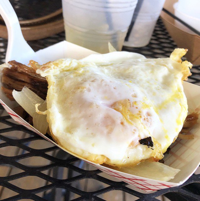 On Saturday, I went to the #UnitedWeBrunch event that was hosted by the <a href="/metrotimes/">Detroit Metro Times</a> and tried SO MUCH food! One of the major stand outs for me was <a href="/BoleroDetroit/">Bolero Detroit</a>. Shredded beef, onions, and potatoes, topped with an 🍳. 😍😍