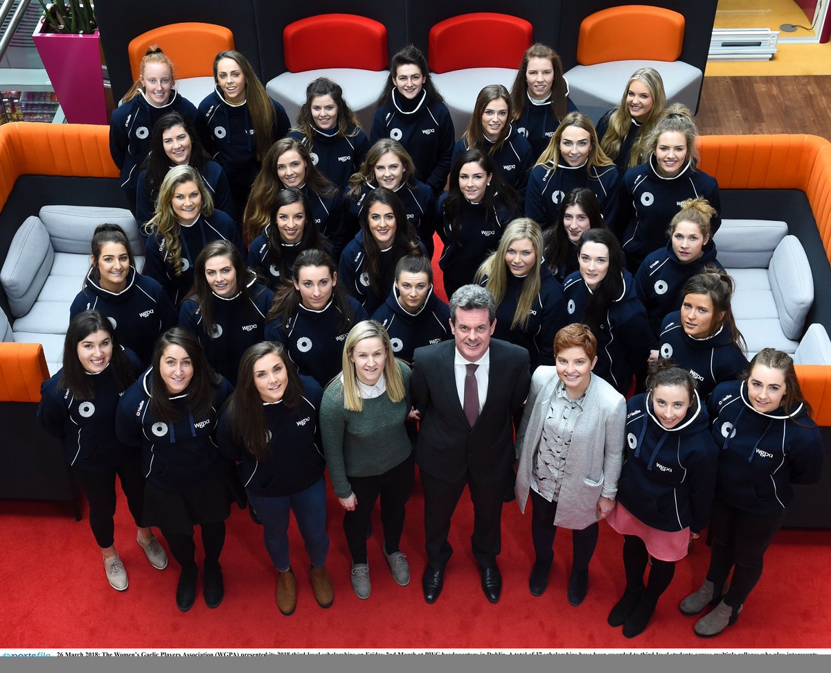 aoifemlane's tweet photo. Congrats to @WomensGPA Scholars...business end of the season coming up off the field..we wish you well #behindtheplayer https://t.co/W3J12kUwOm